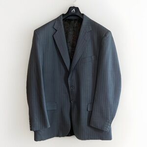Ermenegildo Zegna Men's Grey Superfine Australian Wool Blazer est 46L